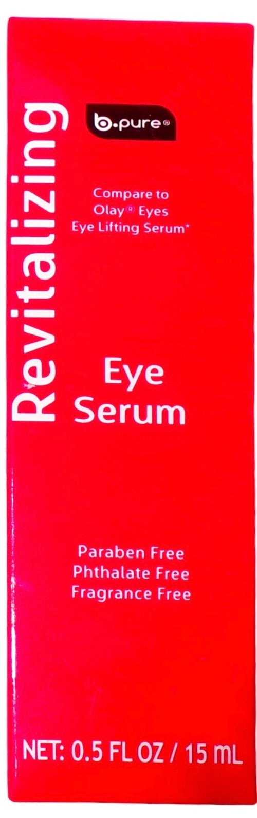 B.Pure Revitalizing Eye Serum – Suero Reafirmante para el Contorno de Ojos – 0.5 fl oz (15 ml)
